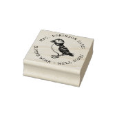 Docent Creëer Uw Atlantische Puffin Uitstekend Wer Rubberstempel (Stempel)
