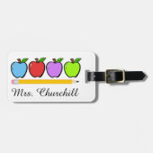 Docent Dank u Bagagelabels (Voorkant horizontaal)