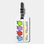 Docent Dank u Bagagelabels - SRF (Voorkant verticaal)