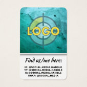 Docent Educator School District Admin Personeel Fo Visitekaartje (Achterkant)