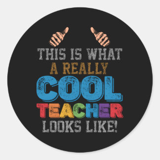 Docent Leerling Student Gezegden Educators Ronde Sticker