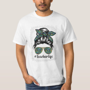 Docent Messy Bun Life Hair T-shirt