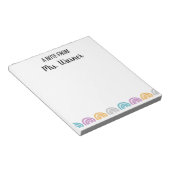 Docent Note- gepersonaliseerd Notitieblok (Schuin)