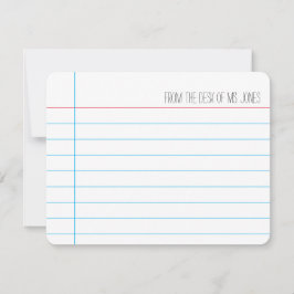 Docent - Notitiekaarten (Aanpassen) Notitiekaartje