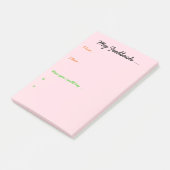 Docent of student feedback post-it® notes (Schuin)