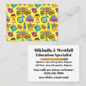 Docent / Onderwijs Visitekaartje (Voorkant / Achterkant)