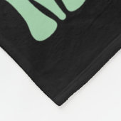 Docent Schattige Ghost Groovy Teacher Halloween Te Fleece Deken (Hoek)