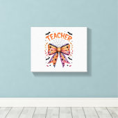 Docent Spooky Halloween Canvas Afdruk (Insitu (Houten vloer))