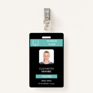 docent & student ID Kaart Sjabloon Badge