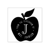 Docent uit de klas van het boek bord rubberstempel (Afrduk)