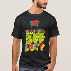 Docent uit dienst Laatste dag van school leuk Cade T-shirt