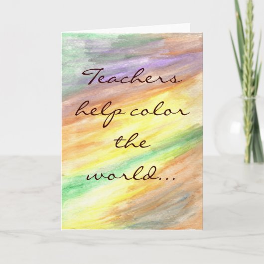 Docentaarskaart Kaart (Voorkant)