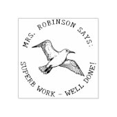 Docenten Creëer uw eigen albatros geweldig werk Rubberstempel (Afrduk)