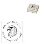 Docenten Creëer uw eigen Bald Eagle prachtig werk Rubberstempel (Gestempeld)