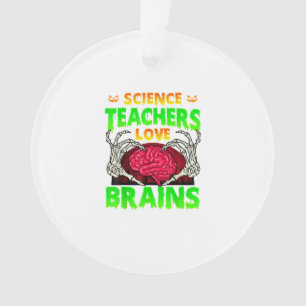 Docenten Hersenen Skelet Hand Hart Halloween Ornament
