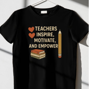 "Docenten inspireren, motiveren en empoweren" T-sh T-shirt