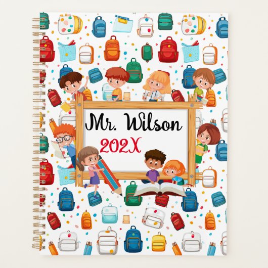 Docenten Jaarlijkse Datum Planner (Voorkant)