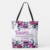 Docenten Plant Seeds of Knowledge Naam van de doce Draagtas (Achterkant)