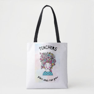 Docenten Plant Zaden Docent Dank U Cadeau Draagtas