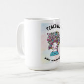Docenten Plant Zaden Docent Dank U Cadeau Koffiemok (Voorkant links)