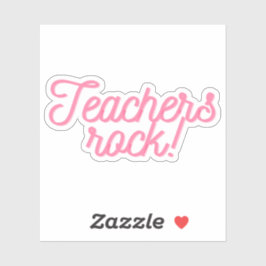 Docenten rock! sticker