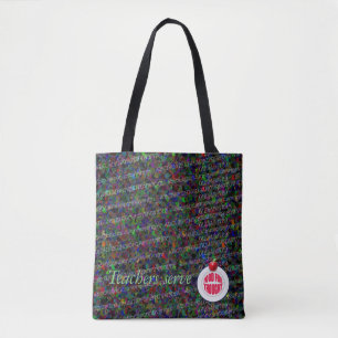 Docenten serveren voedsel voor de geest. tote bag