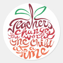 Docenten Verander de Wereld Sticker