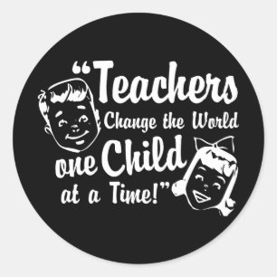 Docenten veranderen de wereld Stickers