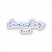 docentenclub sticker (Voorkant)