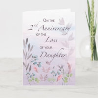 Dochter 2e Jubileum van Verlies Waterverf Bloemen