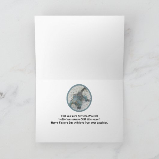 DOCHTER AAN VADER OP VADERDAG KAART (Binnen)