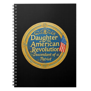 Dochter Amerikaanse Revolutie Afstammeling Patriot Notitieboek