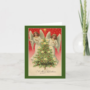 Dochter Angels Christmas Holiday Kaart