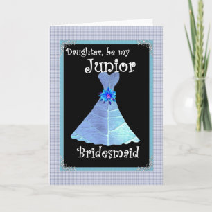DOCHTER Be My Junior Bruidsmeisje Uitnodigen