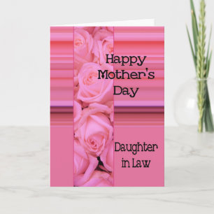 Dochter bij wet Happy Moederdag-kaart Kaart