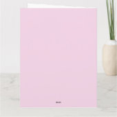 Dochter Birthday Foto Collage Persoonlijk Roze Kaart (Achterkant)