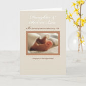 Dochter, de Gelukwensen van de Naam van de Douane Kaart (Gele Bloem)