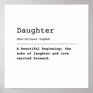 Dochter – een mooi begin poster