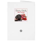 Dochter en Boyvriend Glossy Grizzly Kerstmis (Achterkant)