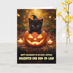 Dochter en Schoonzoon Prettig Halloween  Kaart