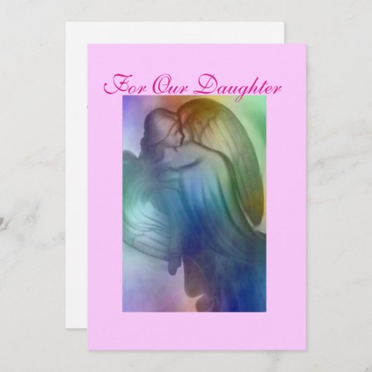 Dochter Feestdagenkaart (Voorkant / Achterkant)