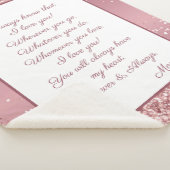 Dochter, ik hou van je sherpa deken (3/4)