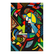 Dochter in een schommelstoel van Henry Lyman Saÿen