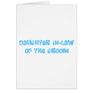 Dochter in-law van de Groom