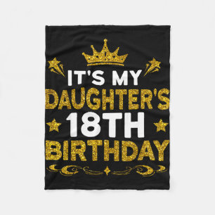 Dochter is 18 jaar geworden gefeliciteerd 18 jaar fleece deken
