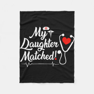 Dochter kwam overeen met residency match day 2026 fleece deken