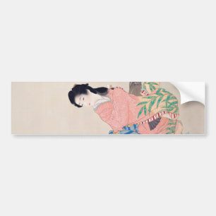 Dochter Miyuki (Elegante Japanse dame, Aziatische  Bumpersticker