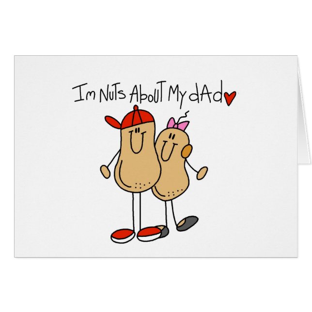 Dochter - Nuts over mijn vader T-shirts en cadeaut (Voorkant Horizontaal)