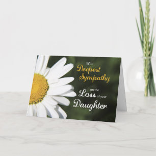 Dochter, religieuze sympathie, White Daisy Kaart