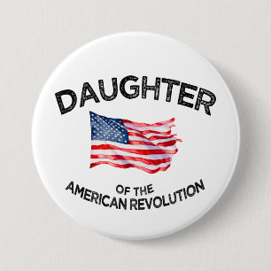 Dochter van de Amerikaanse Revolutie DAR-erfgoed Ronde Button 7,6 Cm